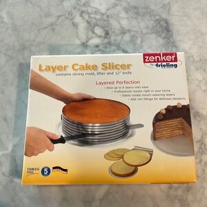 Brand New Frieling  stainless steel Layer Cake Slicing Kit made in Germany